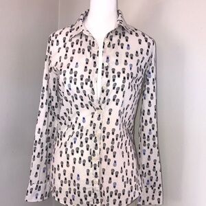 J.Crew Pineapple Shirt Size XXS​​​​